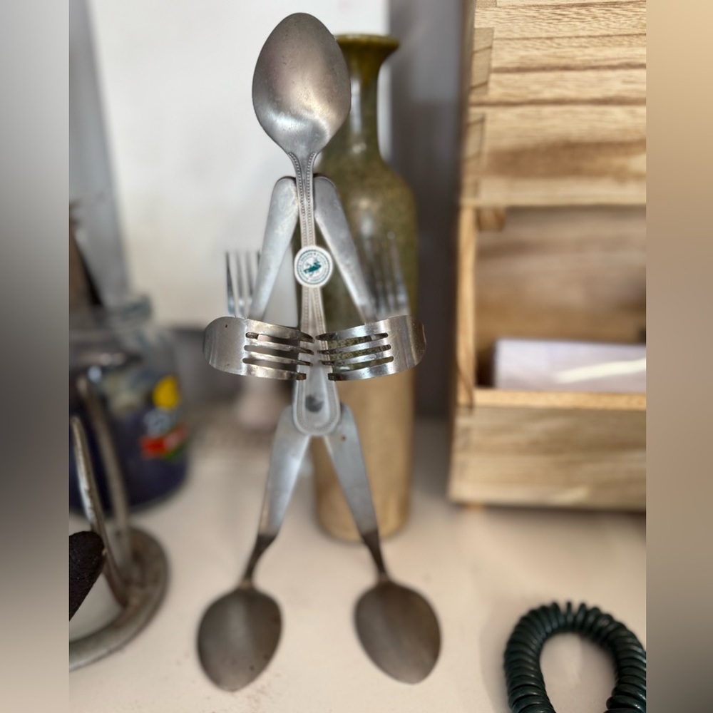 Handmade Silver Spoon man